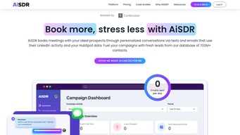 AiSDR - Página inicial do AiSDR