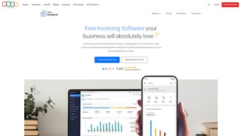 Zoho Invoice - Zoho Invoice Homepage