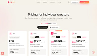 ngram - ngram Pricing Page