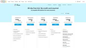Zoho People - Zoho People Homepage