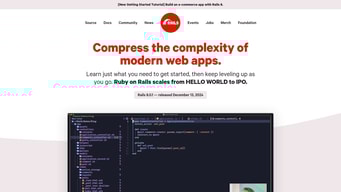 Ruby On Rails - Ruby On Rails Homepage
