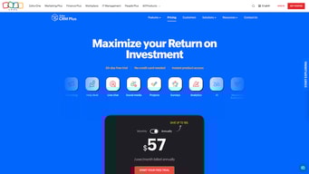 Zoho CRM Plus - Zoho CRM Plus Homepage