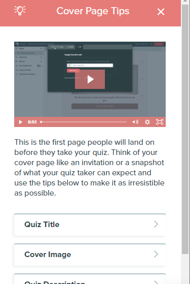 Quiz Creation Tips