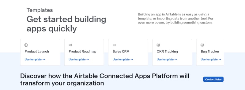 Airtable templates