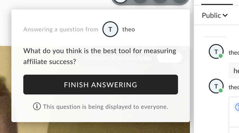 demio answering feature