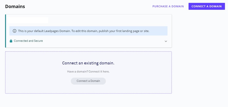 leadpages domain integration