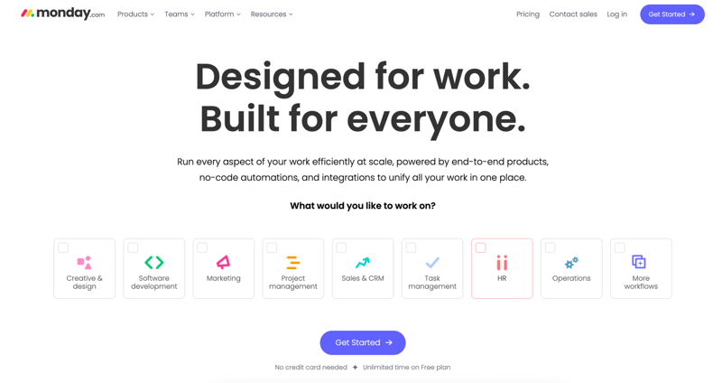 Montag Homepage