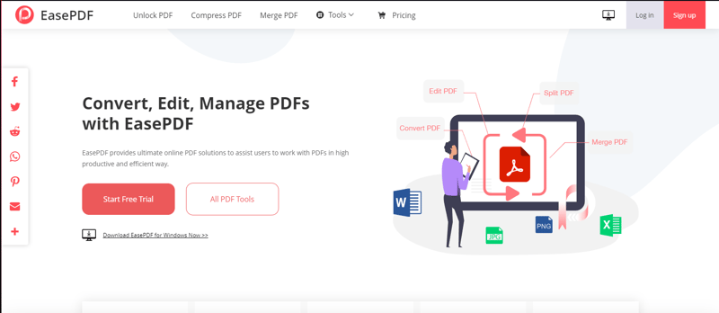 EasePDF Homepage