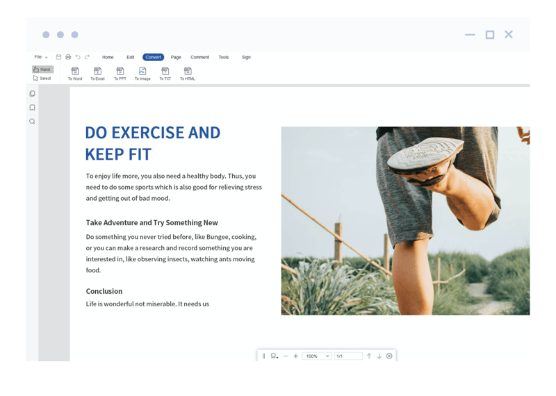 LightPDF Convert Page