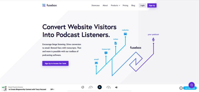 Fusebox - Podcast Hosting Sites