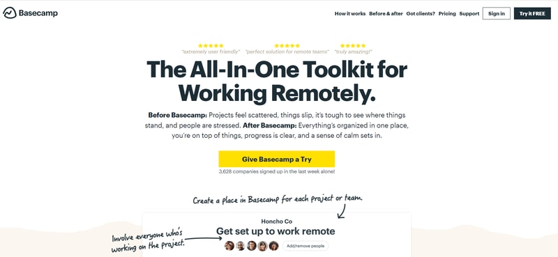 basecamp task managment