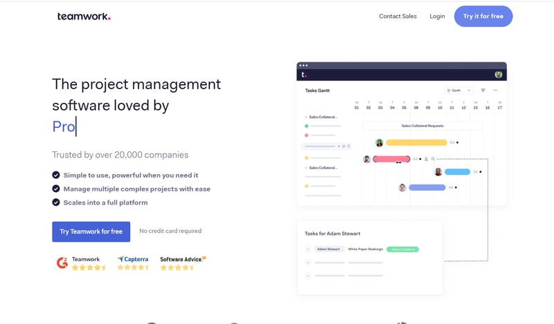 teamwork task managment