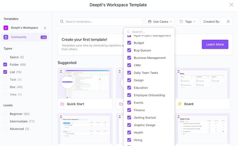 ClickUp Templates