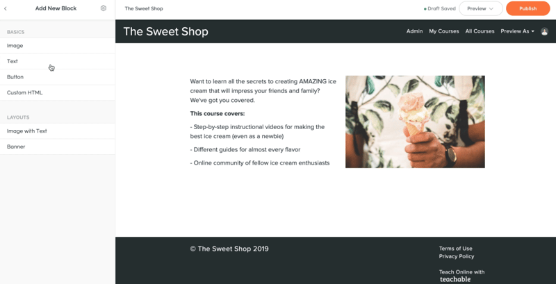Teachable Site Design