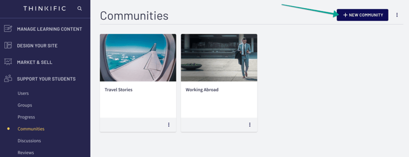 Thinkific Communities Functionality