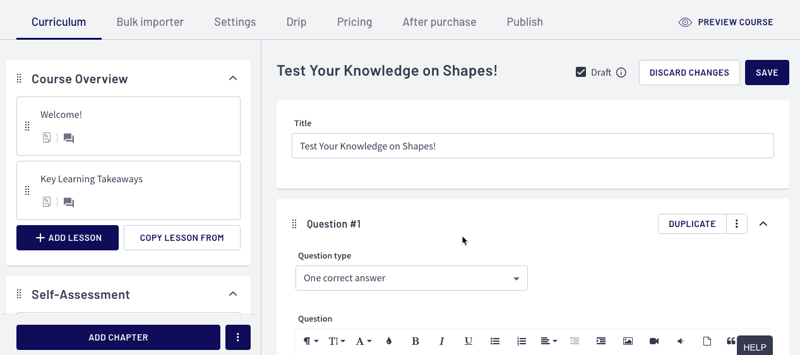 Thinkific Online Course Creator