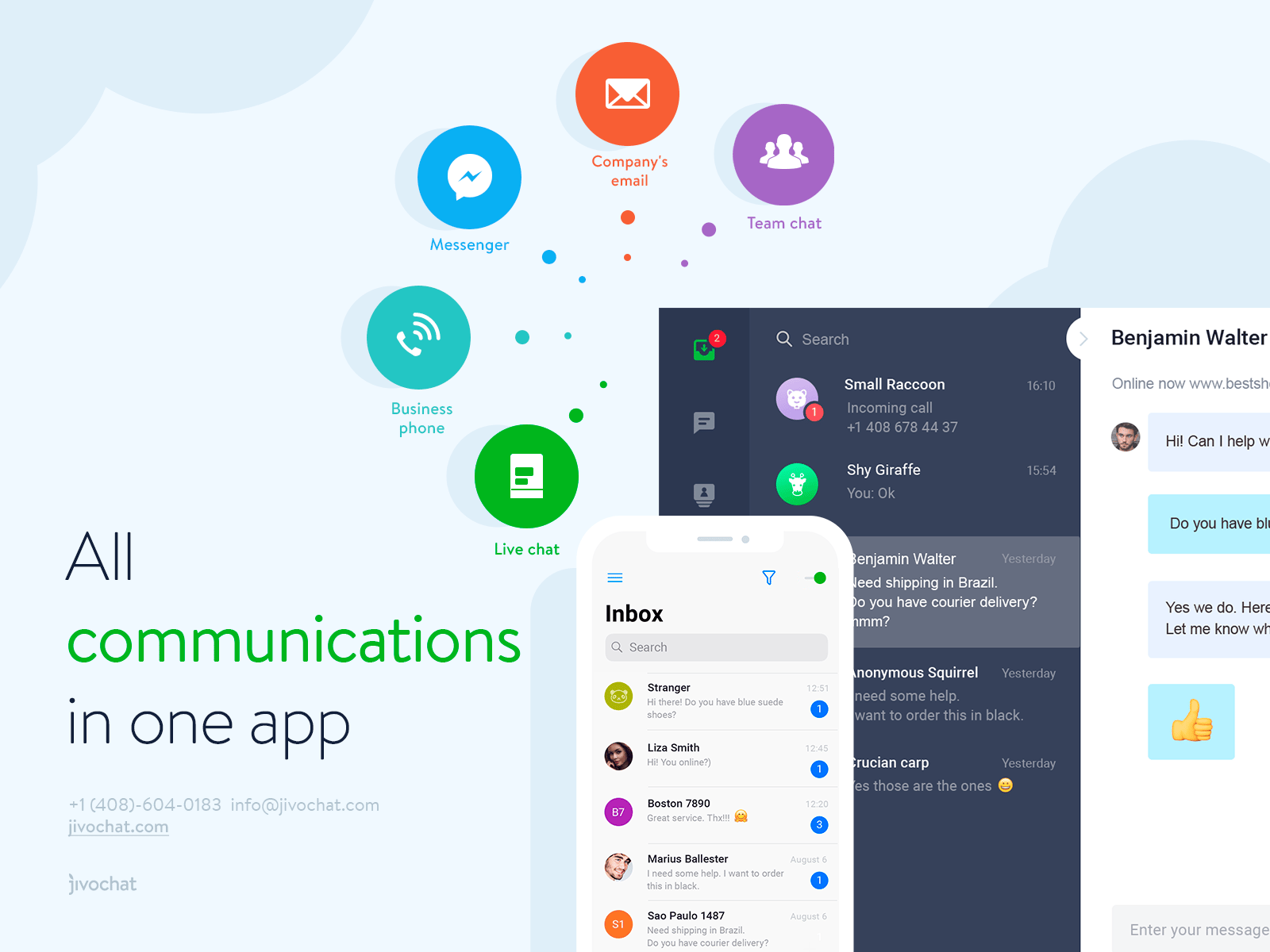 JivoChat screenshot 2