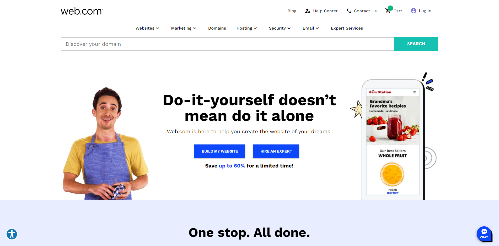 Web.com Hosting screenshot 1