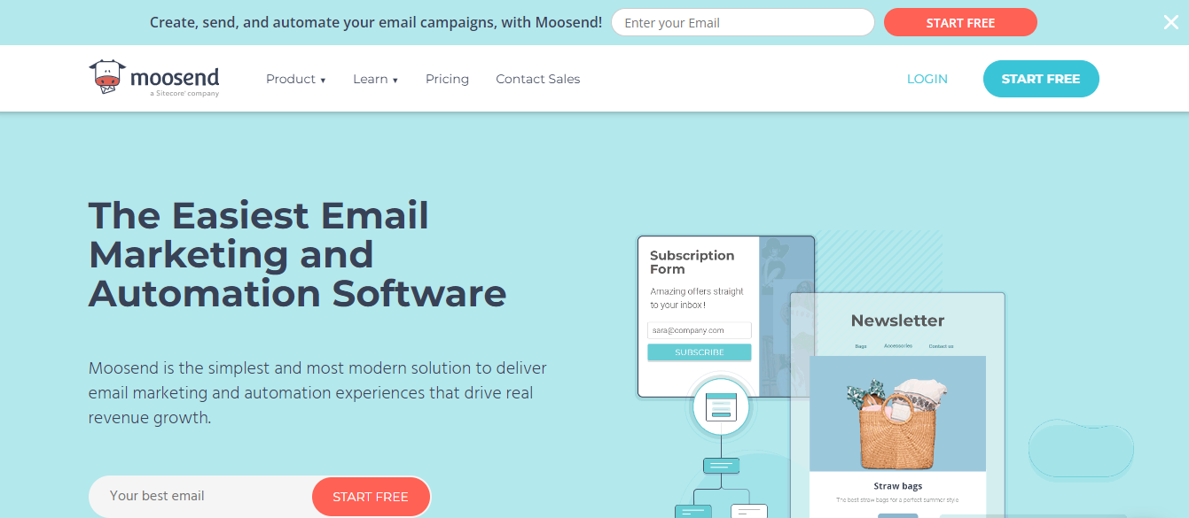Moosend screenshot 1