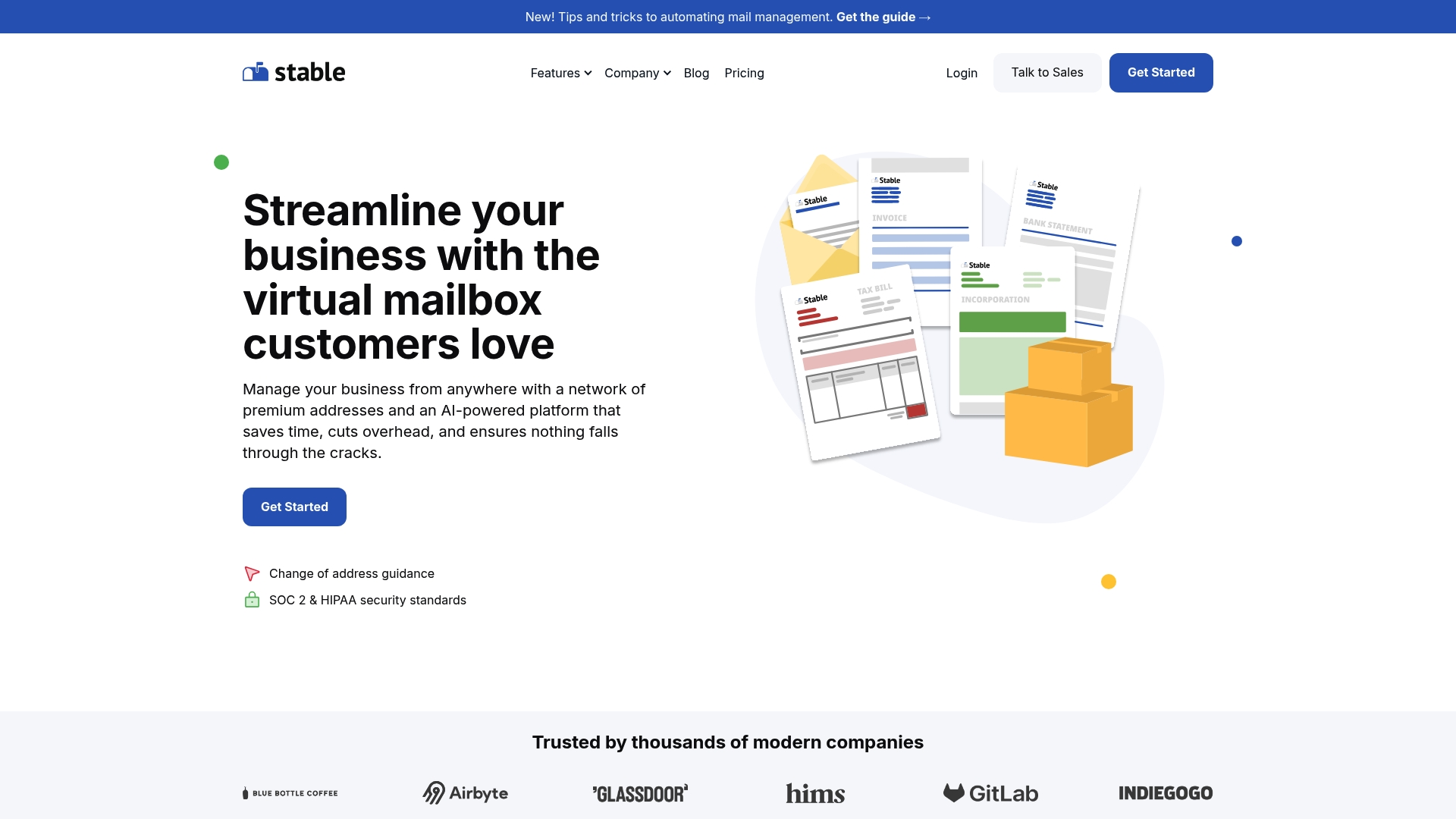 Stable Homepage