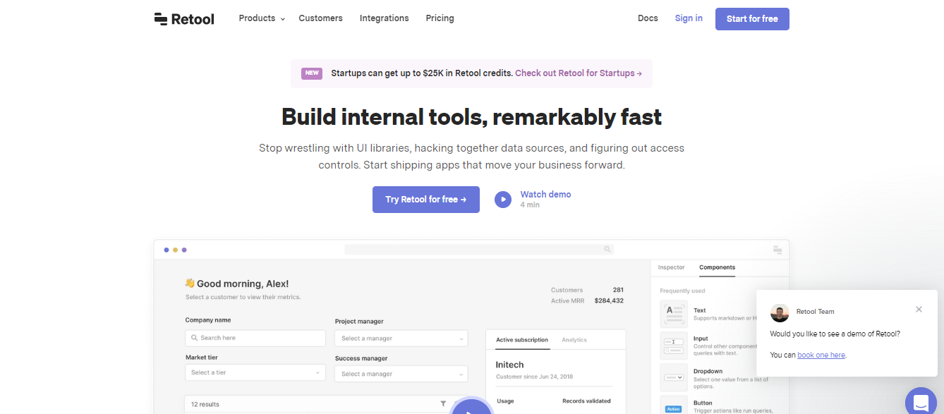 Retool screenshot 3