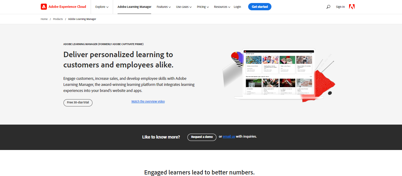 Adobe Learning Manager screenshot 1