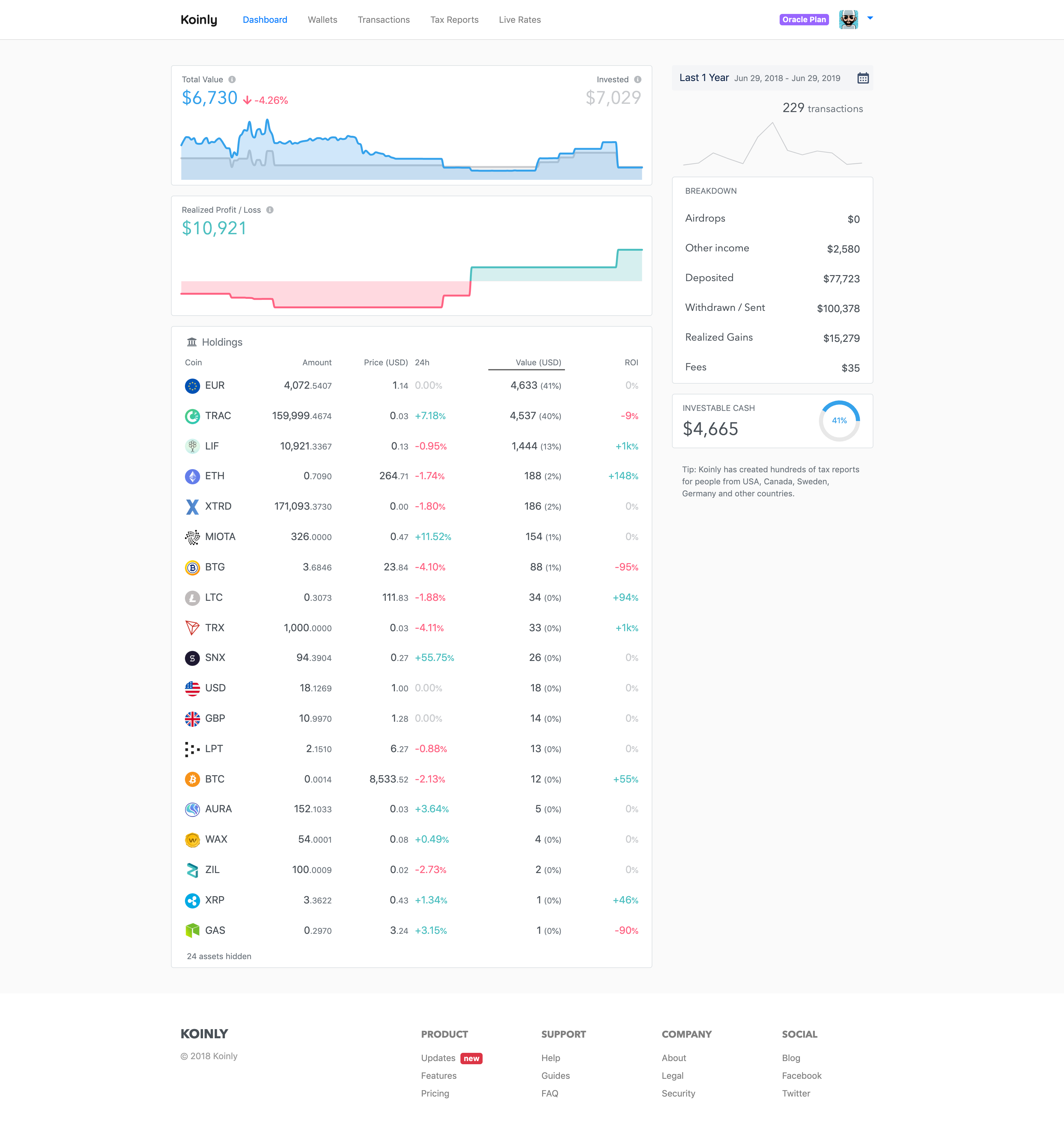 Koinly screenshot 4
