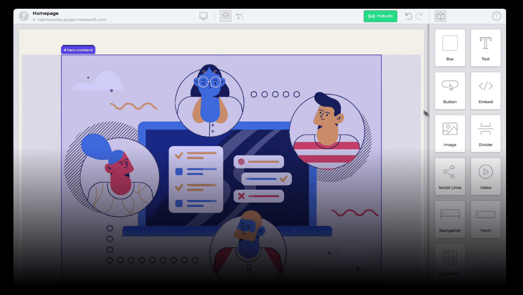 Makeswift screenshot 2