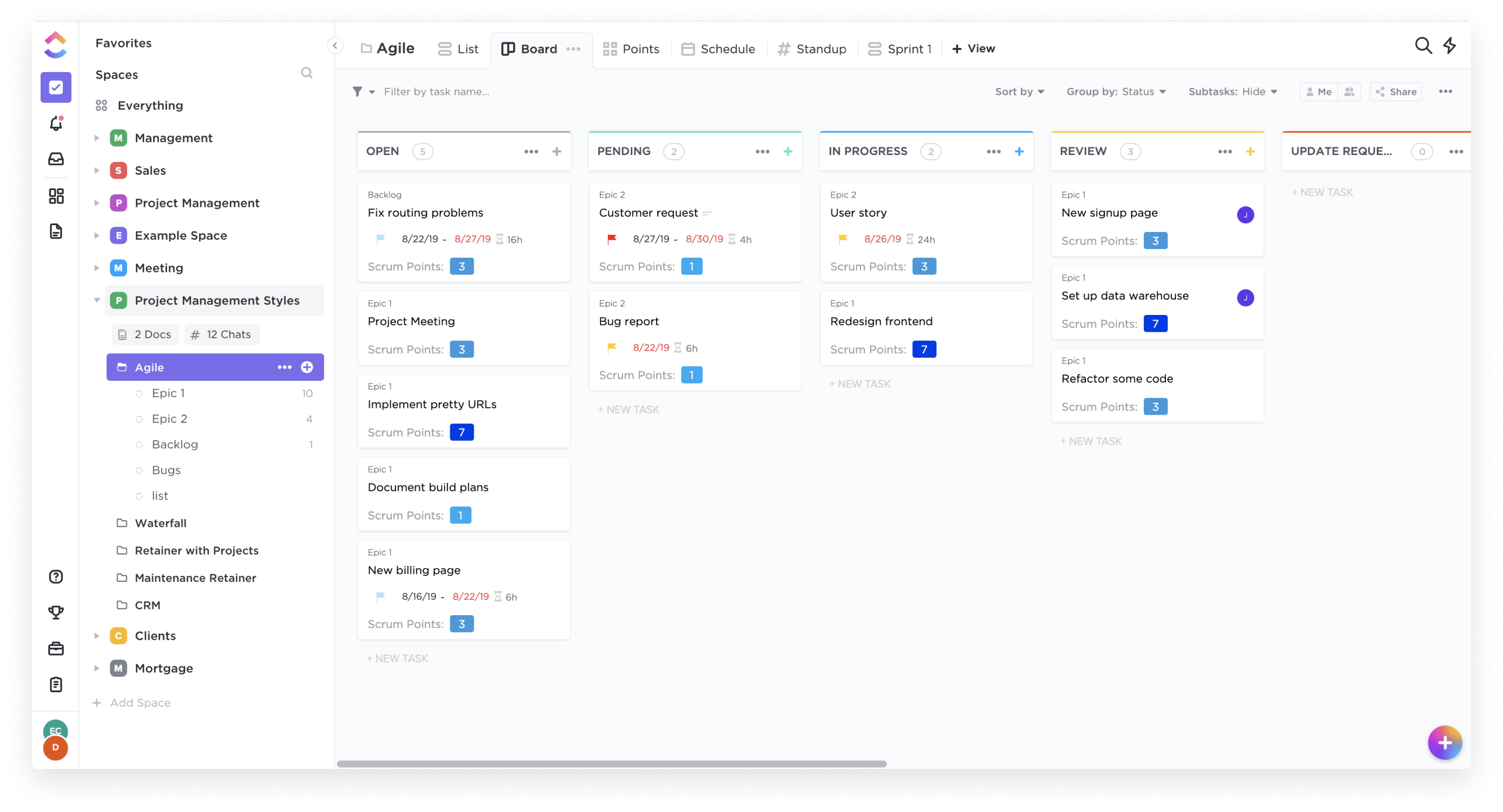 ClickUp screenshot 2