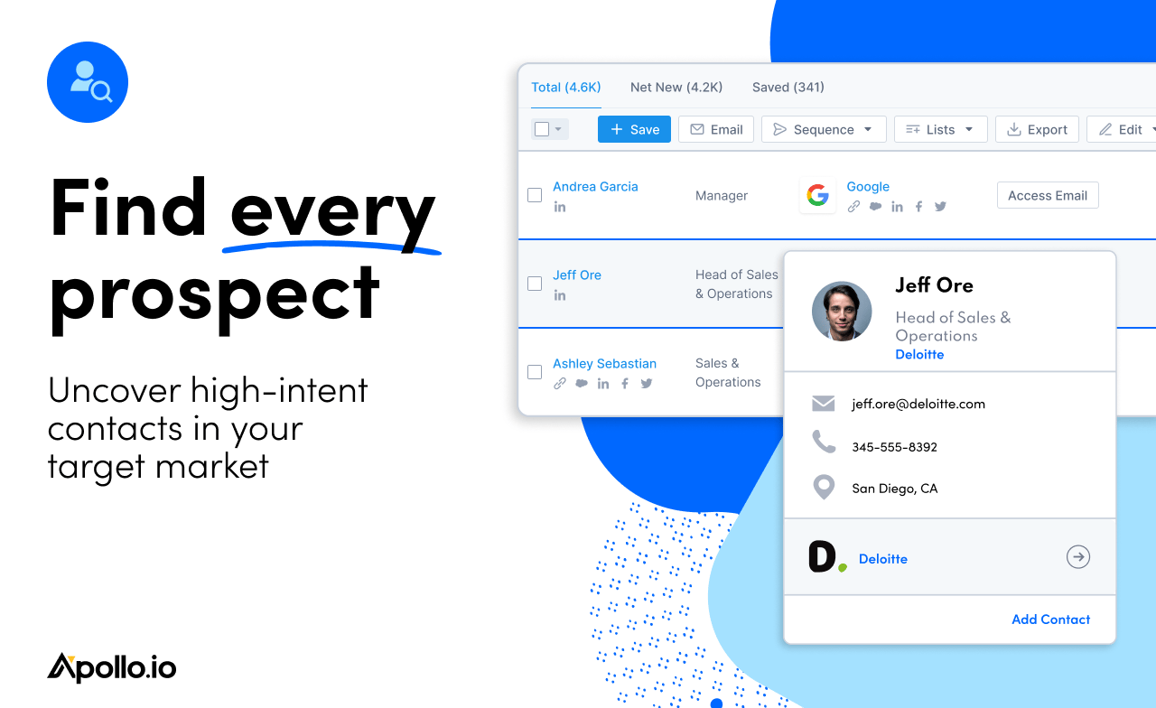Apollo.io screenshot 2