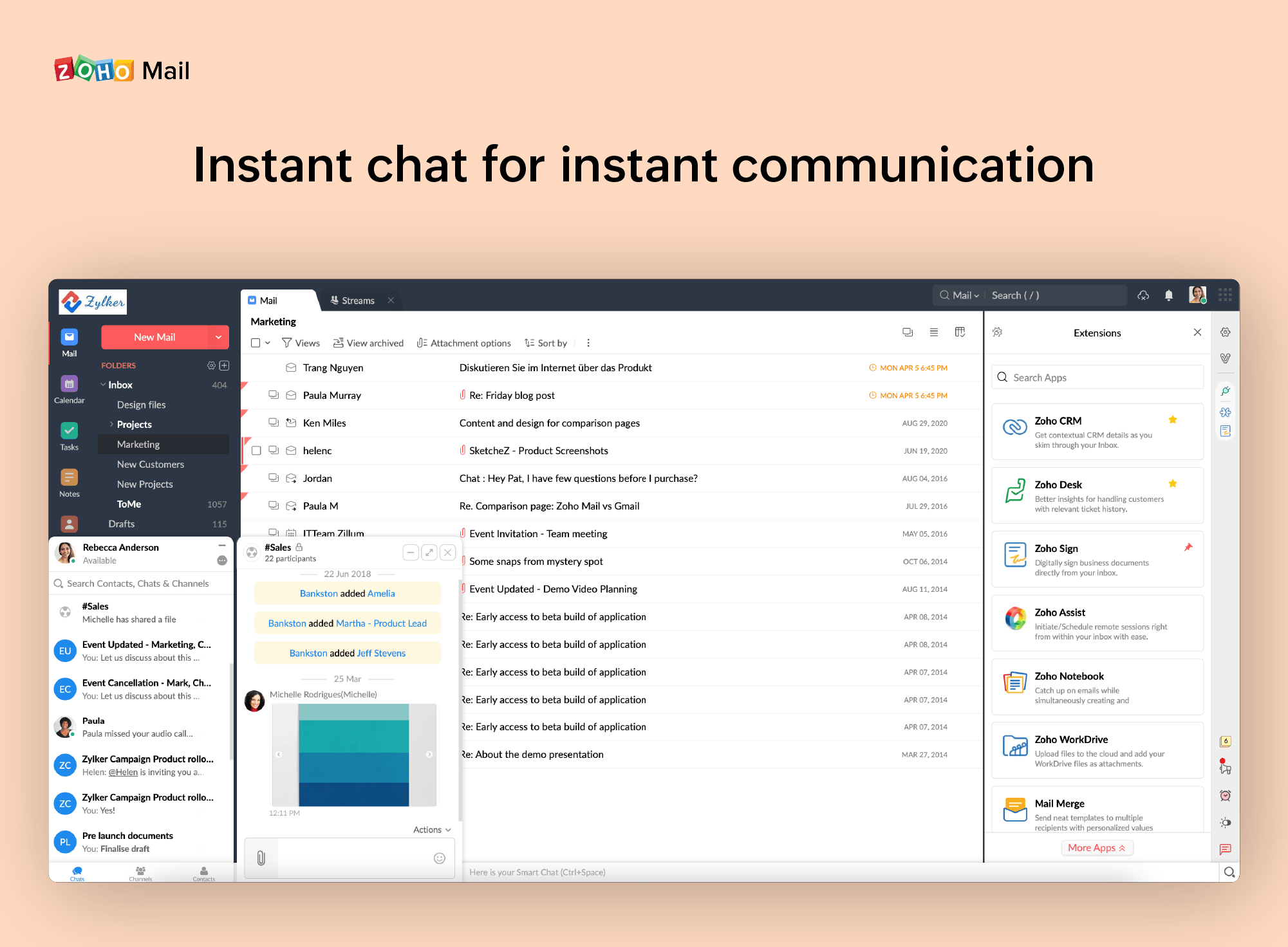 Zoho Mail screenshot 5