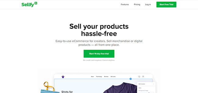 Sellfy screenshot 2