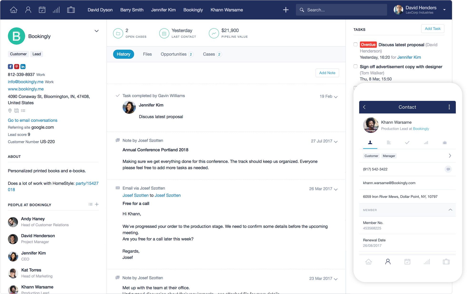 Capsule CRM screenshot 6