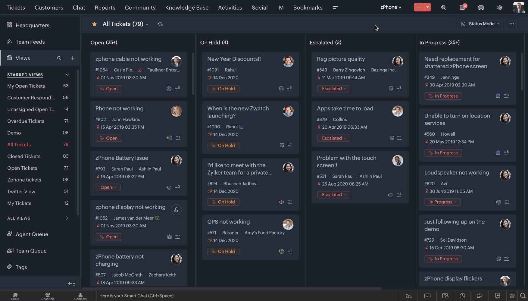 Zoho Desk screenshot 1