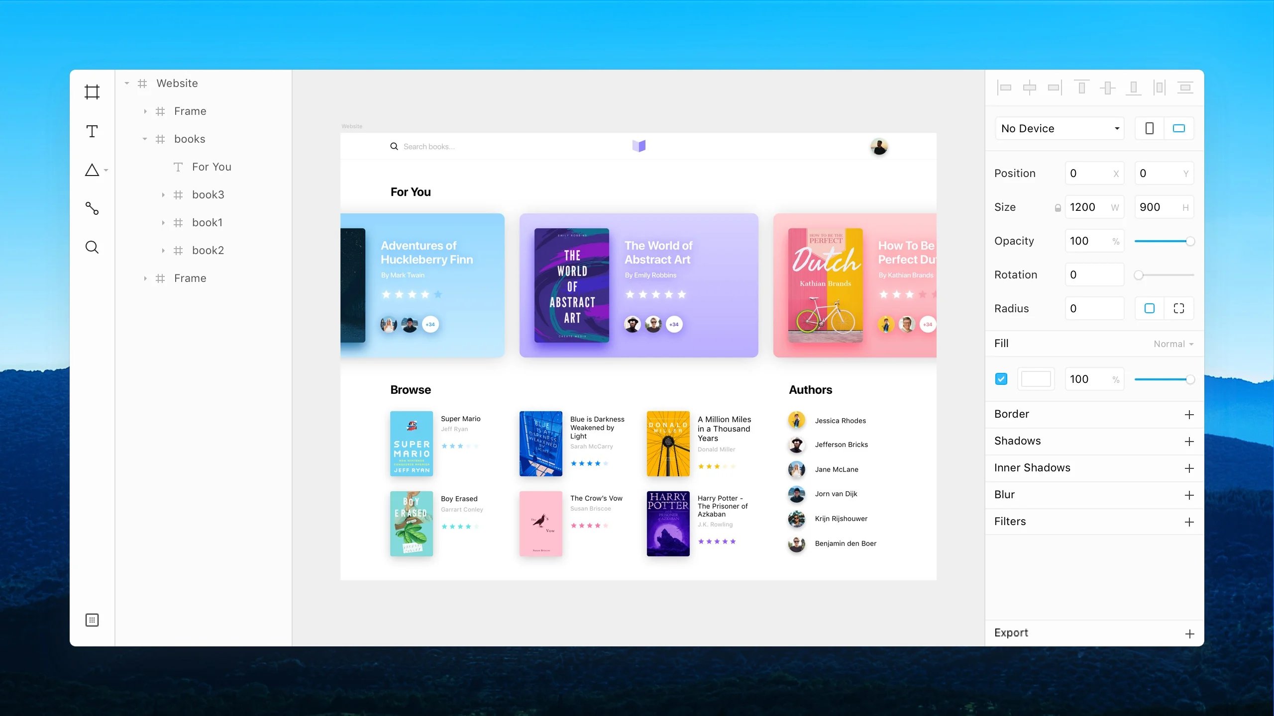 Framer screenshot 2