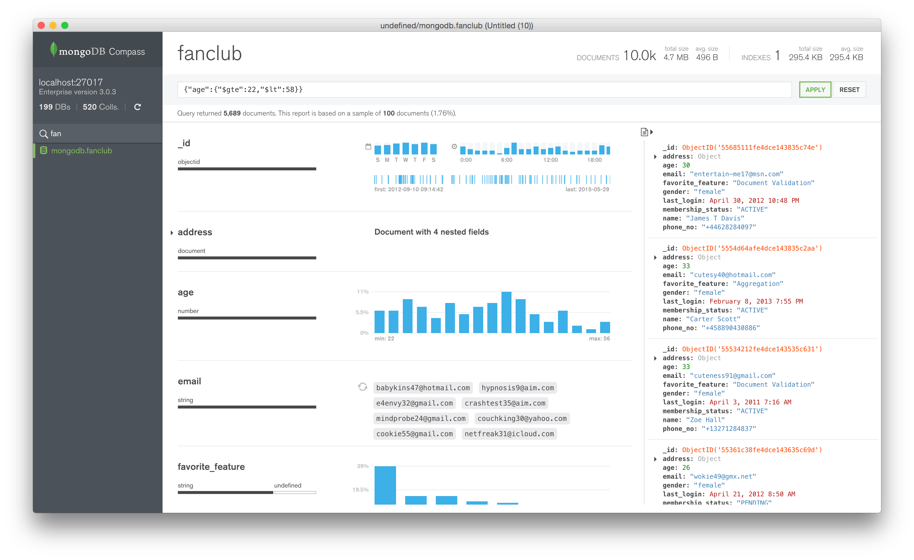 MongoDB screenshot 2