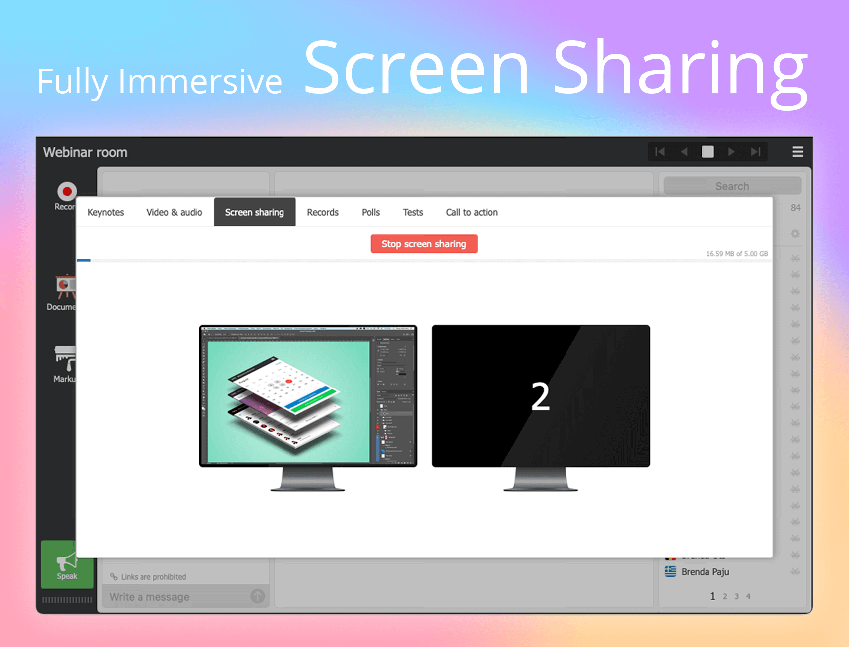 MyOwnConference screenshot 3