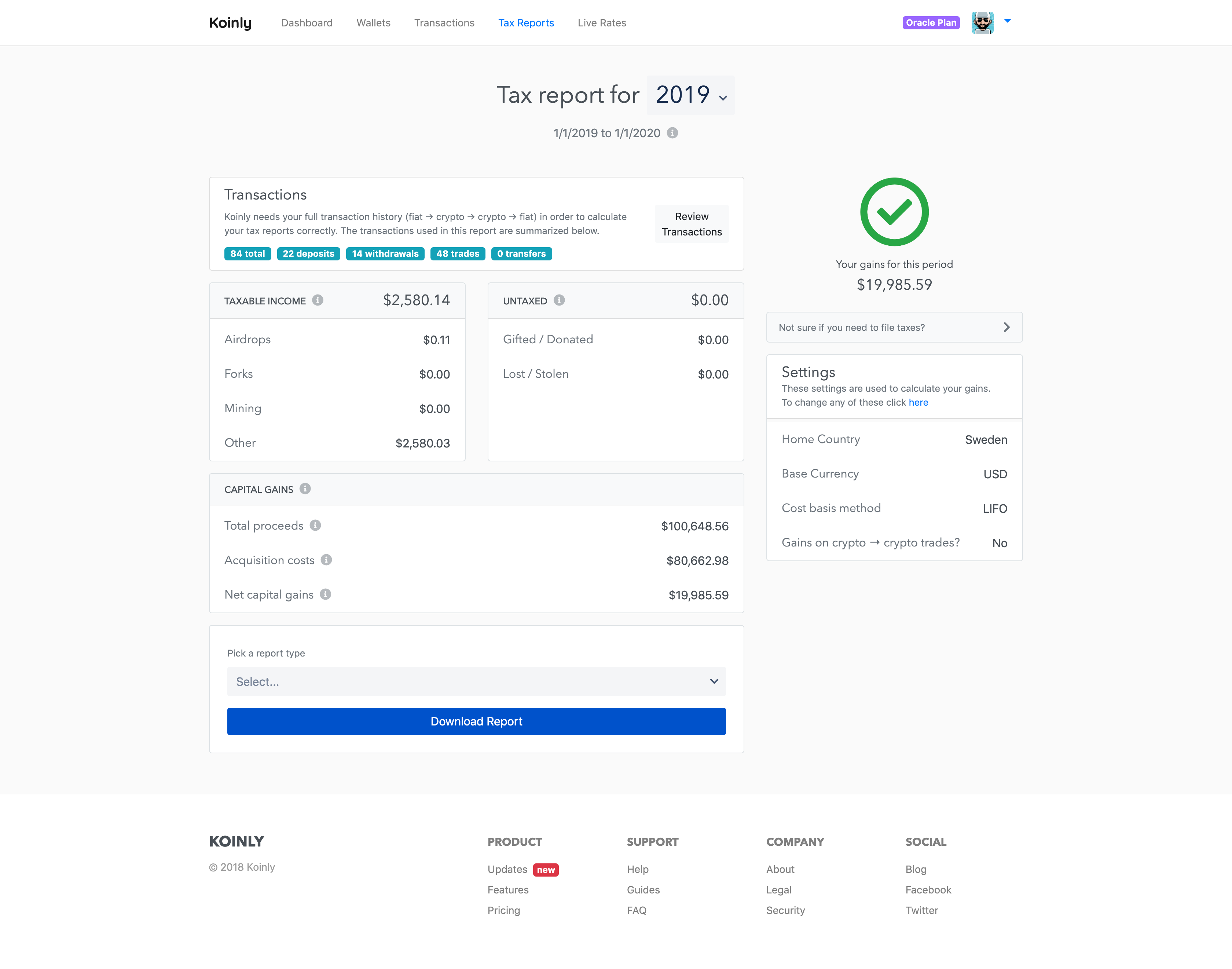 Koinly screenshot 5