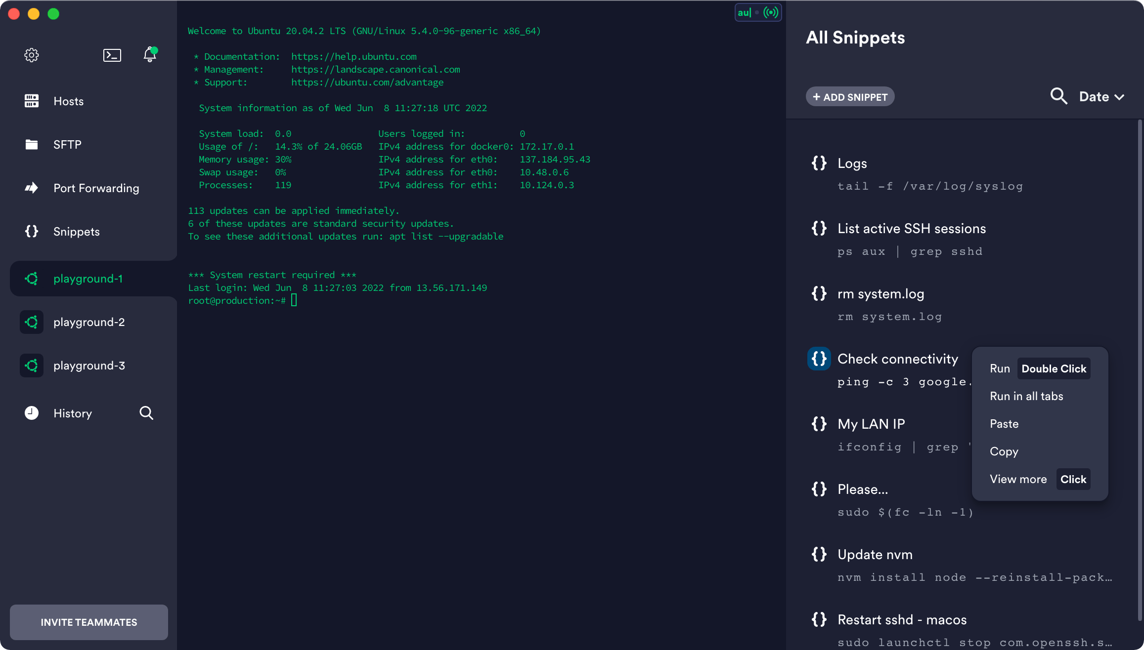 Termius screenshot 3