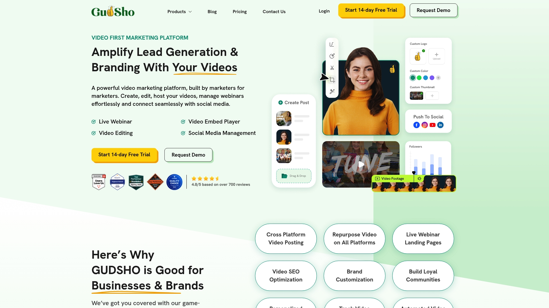 GUDSHO Video Homepage