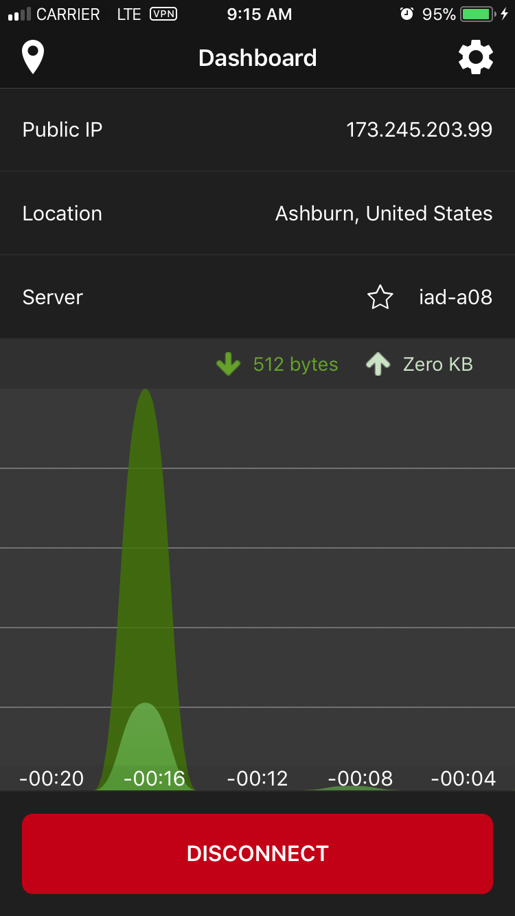 IPVanish screenshot 2