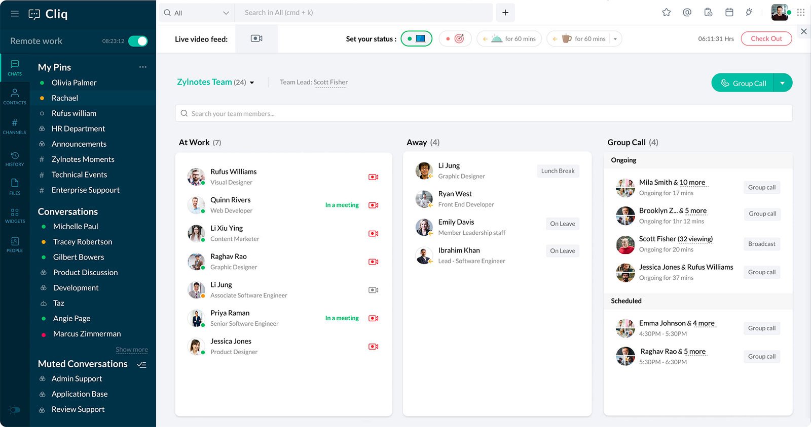 Zoho Cliq screenshot 3
