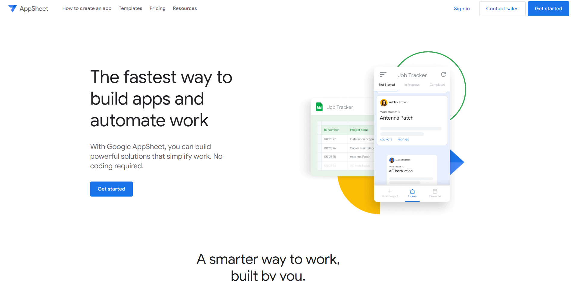 AppSheet screenshot 1
