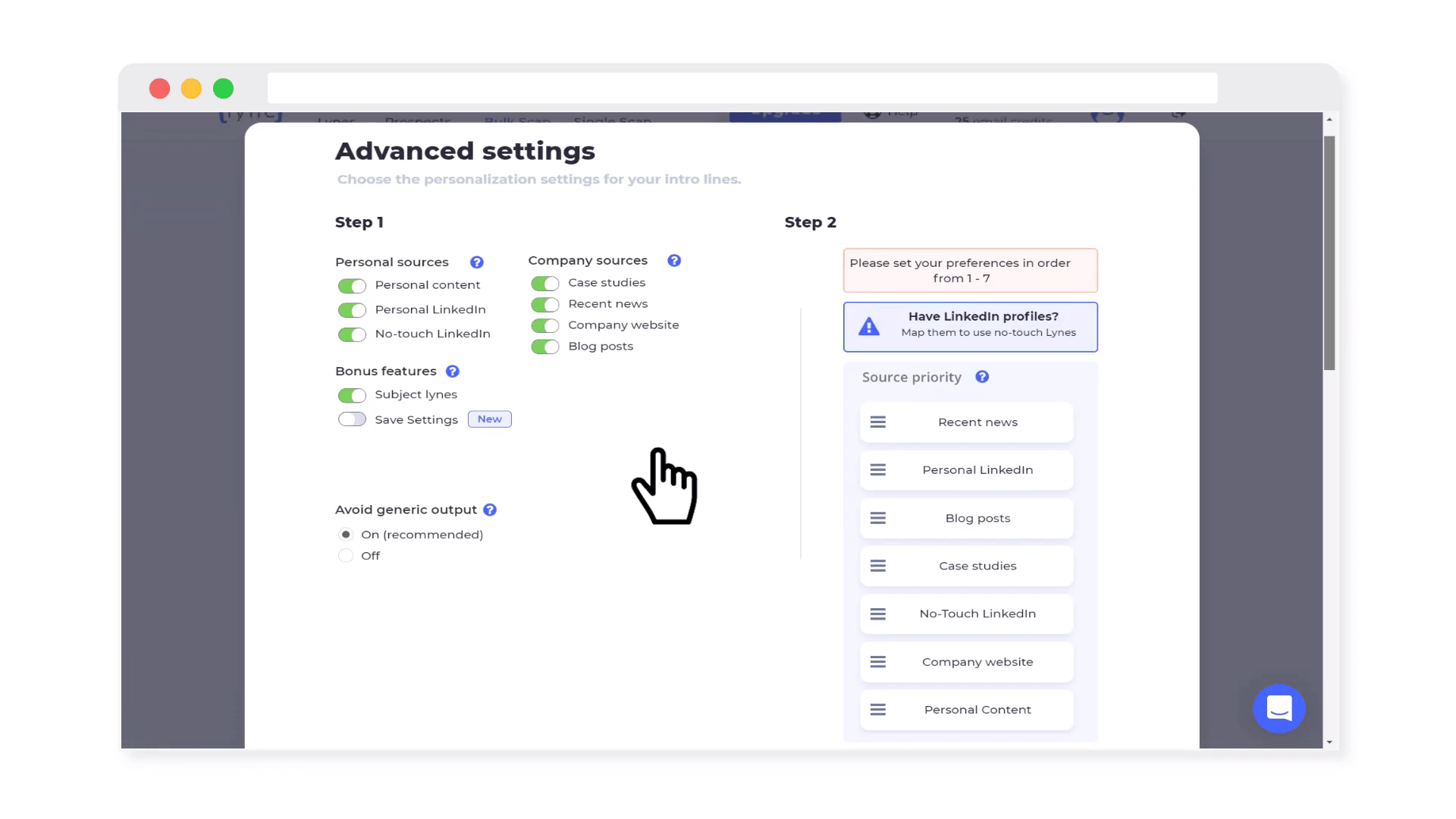 Lyne.ai screenshot 3