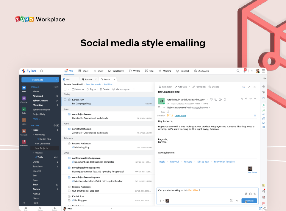 Zoho Workplace screenshot 6