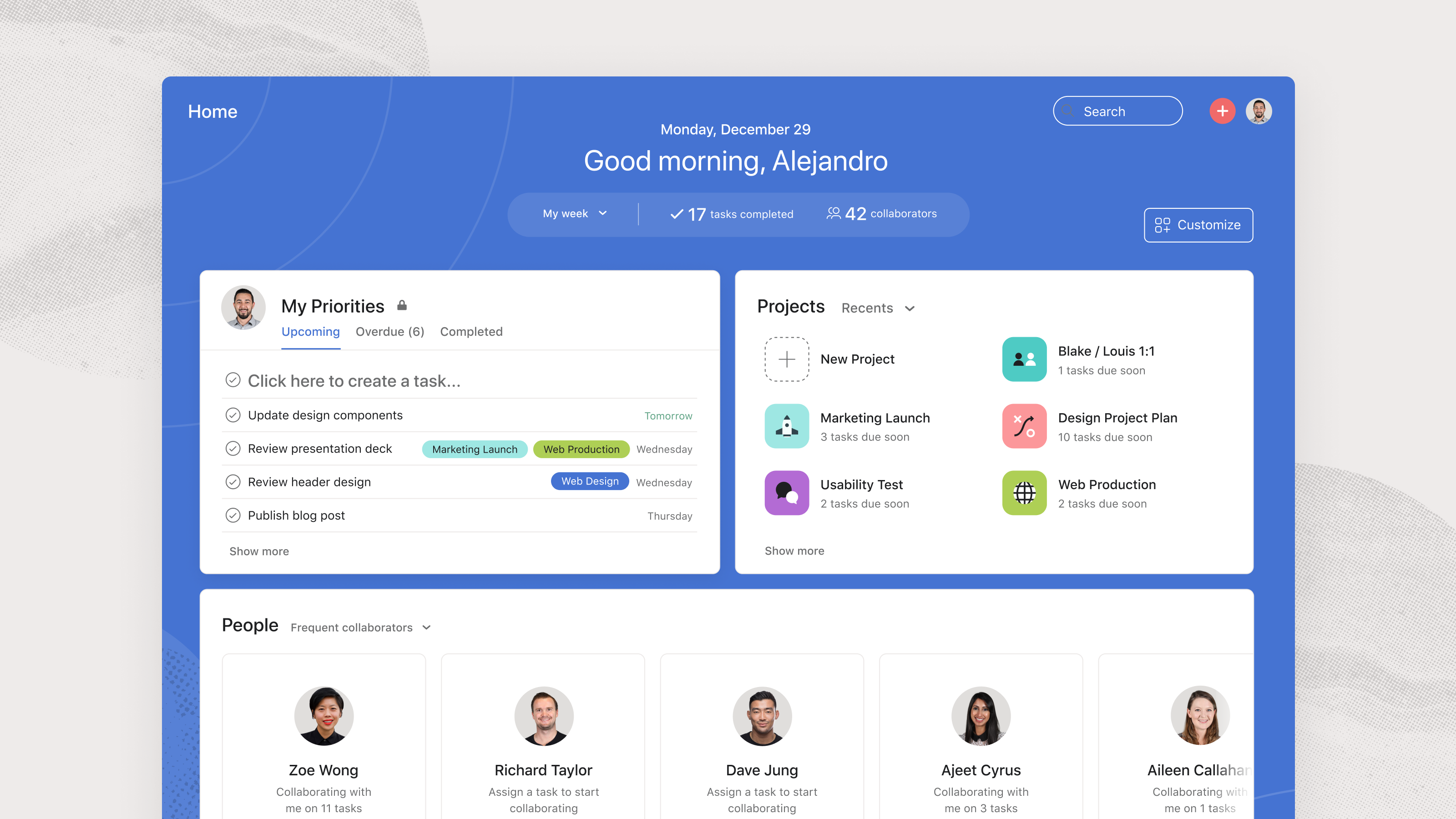 Asana screenshot 5