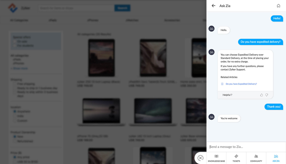 Zoho Скриншот CRM Plus 2