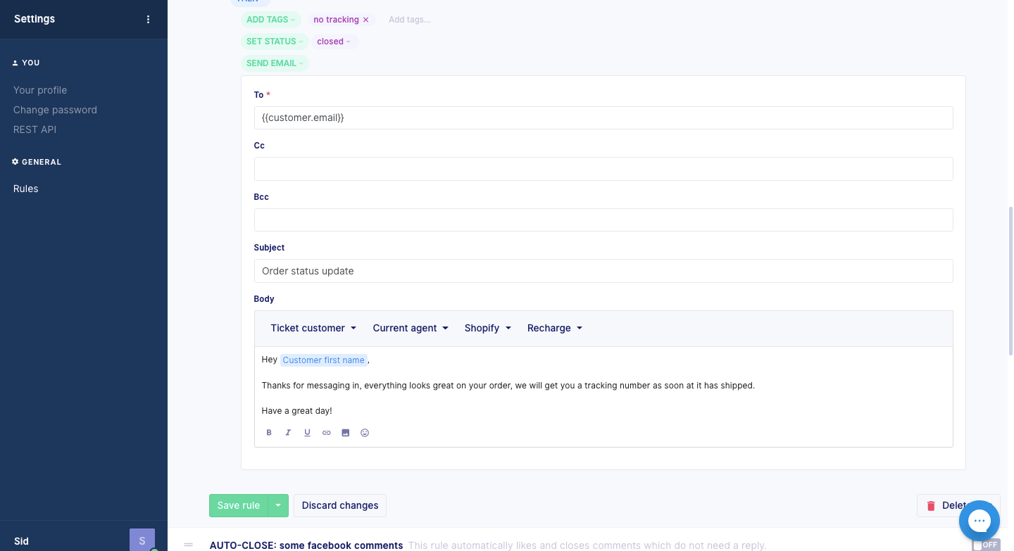 Gorgias screenshot 2