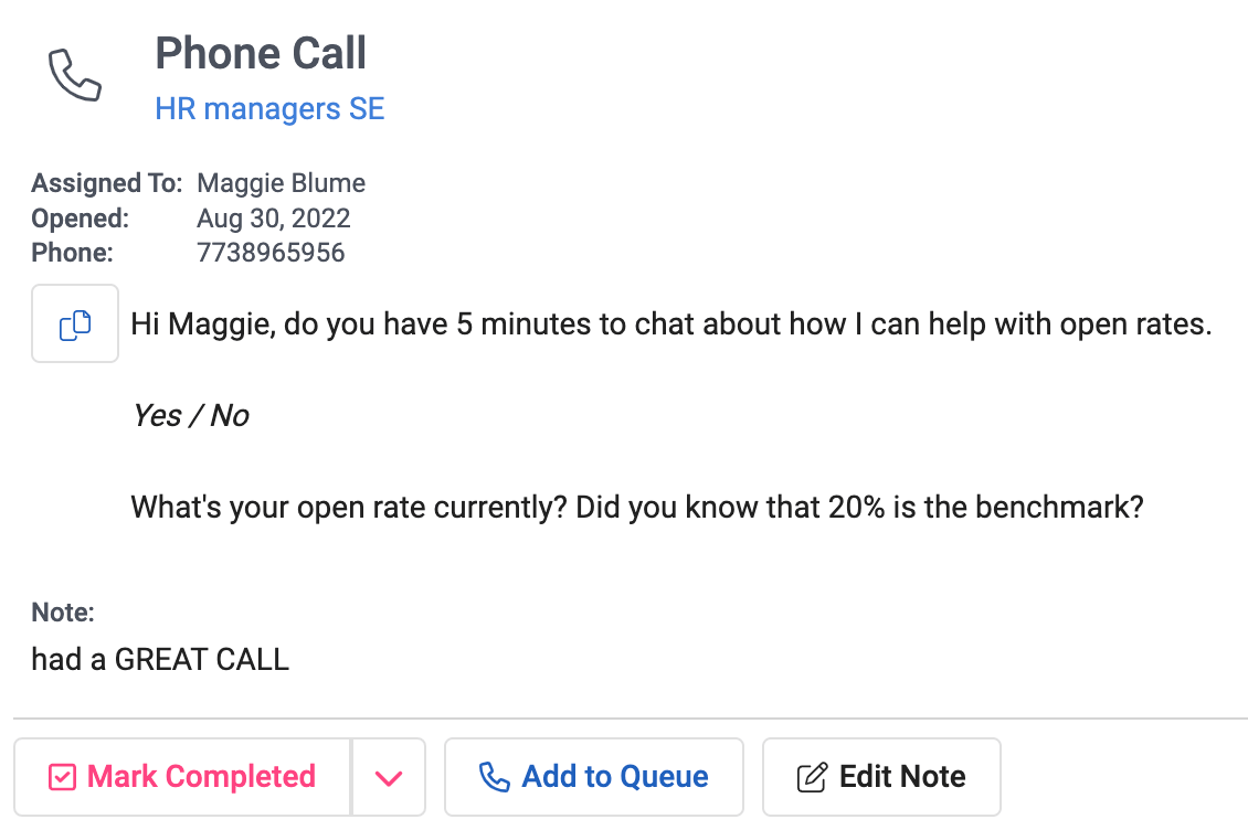 Mailshake screenshot 3