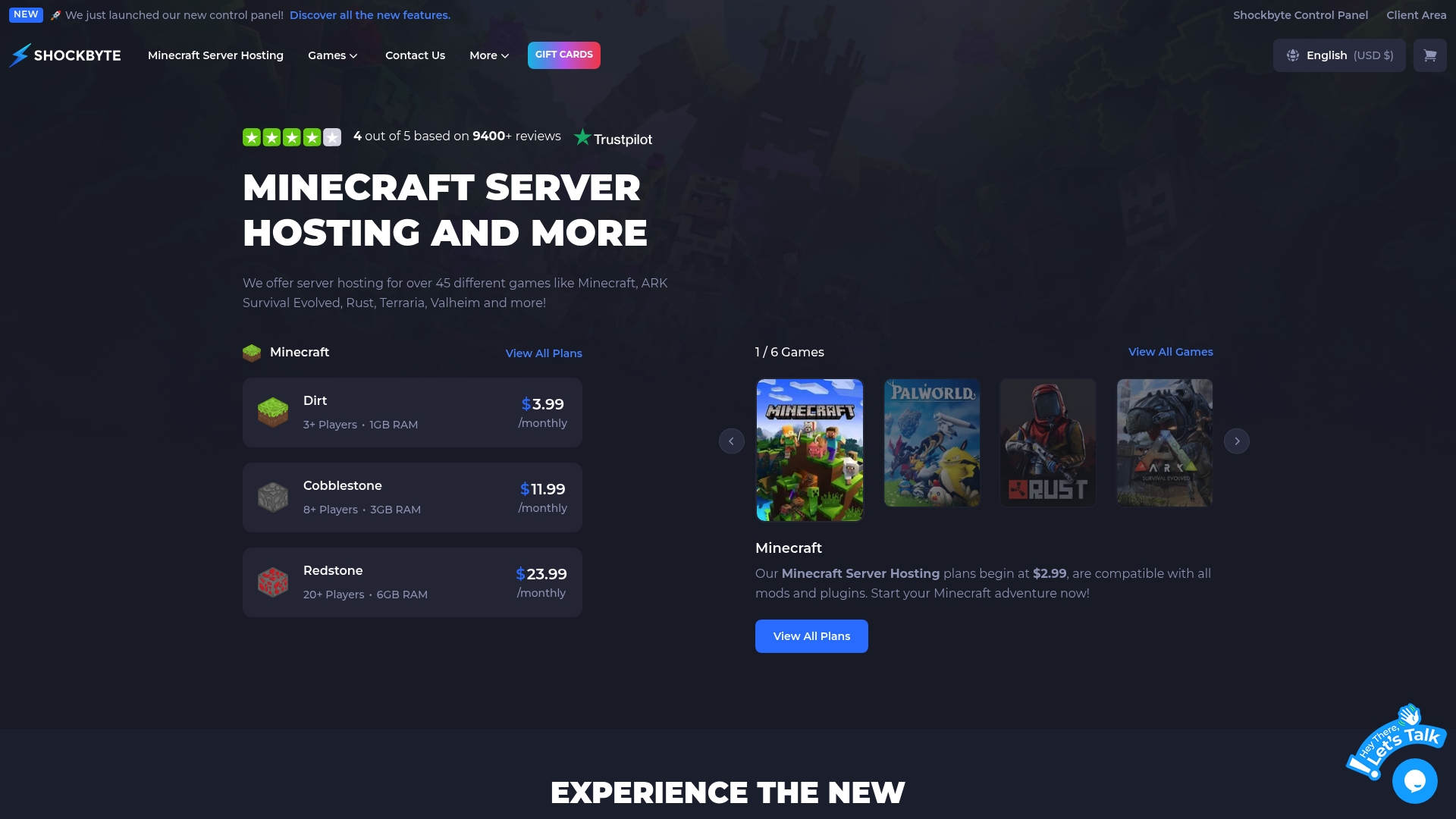 Shockbyte Homepage